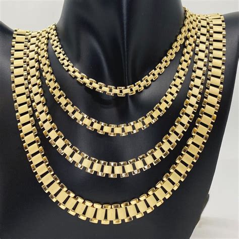 rolex necklace chain|Rolex chains for cheap.